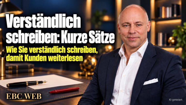 Verständlich schreiben: Kurze Sätze. Das Rundschreiben voller Rückfragen. EBC Eller Business Consulting erklärt, wie kurze Sätze statt Nominalstil Kundenbrief und Anschreiben klären.