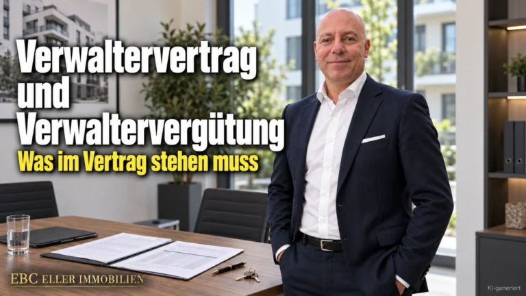 Verwaltervertrag und Verwaltervergütung: Was im Vertrag stehen muss. Das Expertenteam von EBC Eller Immobilien prüft für Hausverwaltungen Vergütung, Jahresabrechnung und Wirtschaftsplan.