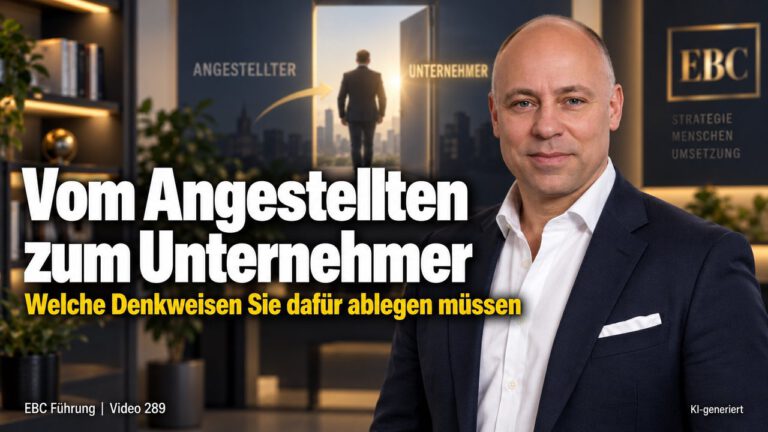 Vom Angestellten zum Unternehmer werden. Eine Stunde ohne Ergebnis. EBC Führung zeigt, wie Gründung und Selbständigkeit ein neues Zeitmanagement verlangen.
