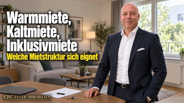 Warmmiete, Kaltmiete, Inklusivmiete: Welche Mietstruktur sich eignet. EBC Eller Immobilien vergleicht für Hausverwaltungen Nettokaltmiete, Betriebskosten und Vorauszahlung.