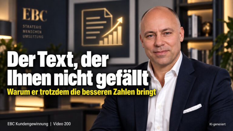 Werbetext: Wirkung schlägt Geschmack. Der Rotstift des Chefs. EBC Kundengewinnung prüft Werbetext und Anschreiben auf Verständlichkeit statt auf Geschmack im Marketing.