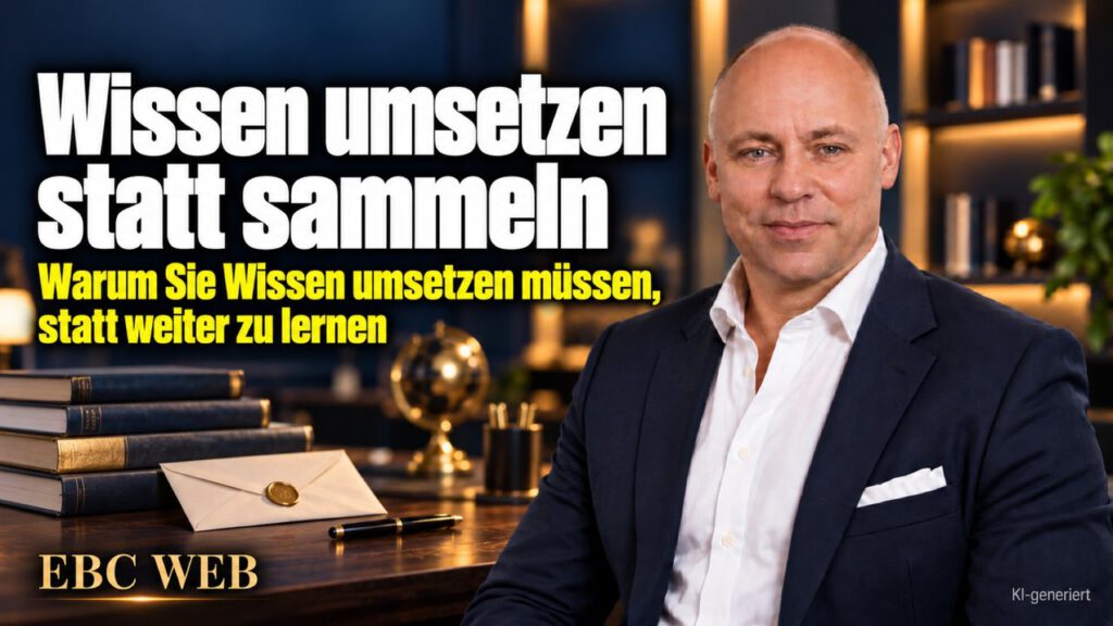 Wissen umsetzen statt sammeln: Seit einem Jahr bekannt. EBC Eller Business Consulting zeigt, wie Sie Weiterbildung in Entscheidungen zu unrentablen Kunden umsetzen.