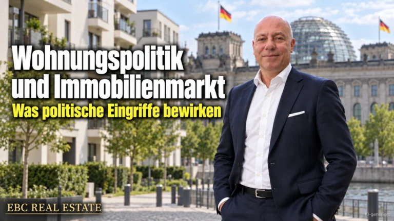 Wohnungspolitik und Immobilienmarkt: Was politische Eingriffe bewirken. EBC Real Estate ordnet für das Immobilien Investment Mietpreisbremse und Gebäudeenergiegesetz ein.