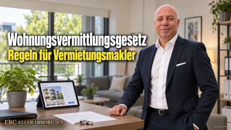 Wohnungsvermittlungsgesetz: Regeln für Vermietungsmakler. EBC Eller Immobilien erklärt Immobilienmaklern, wie das Bestellerprinzip die Vermittlung von Mietwohnungen regelt.