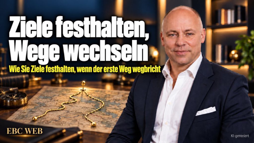 Ziele festhalten, Wege wechseln: Ein großer Kunde springt ab. EBC Eller Business Consulting erklärt, wie ein Plan B die Unternehmensziele nach einem Kundenverlust hält.