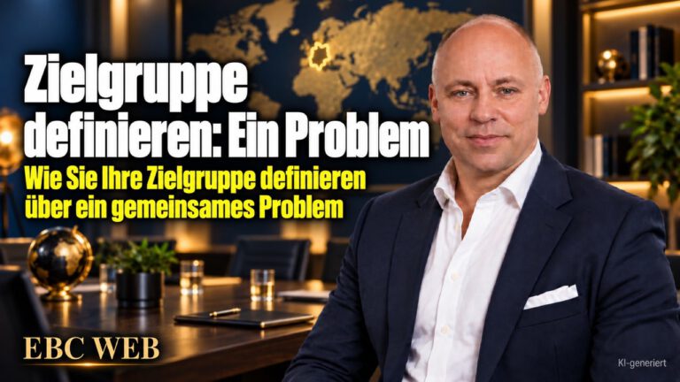 Zielgruppe definieren: Ein Problem. Eigentlich jeder. EBC Eller Business Consulting zeigt im Marketing, wie Marktnische und Positionierung die Kundengewinnung erleichtern.